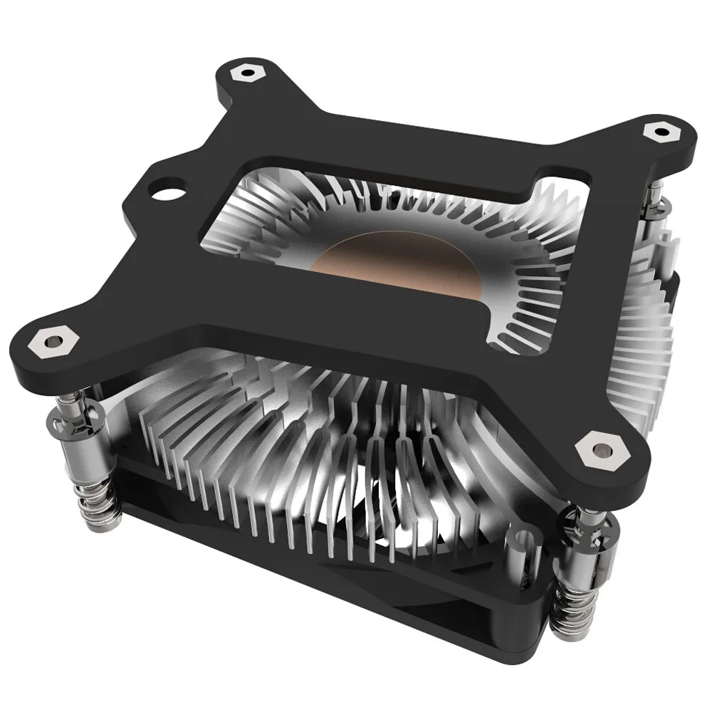 1U, cobre e alumínio Radiador, LGA 1150, 1151, 1155, 1156