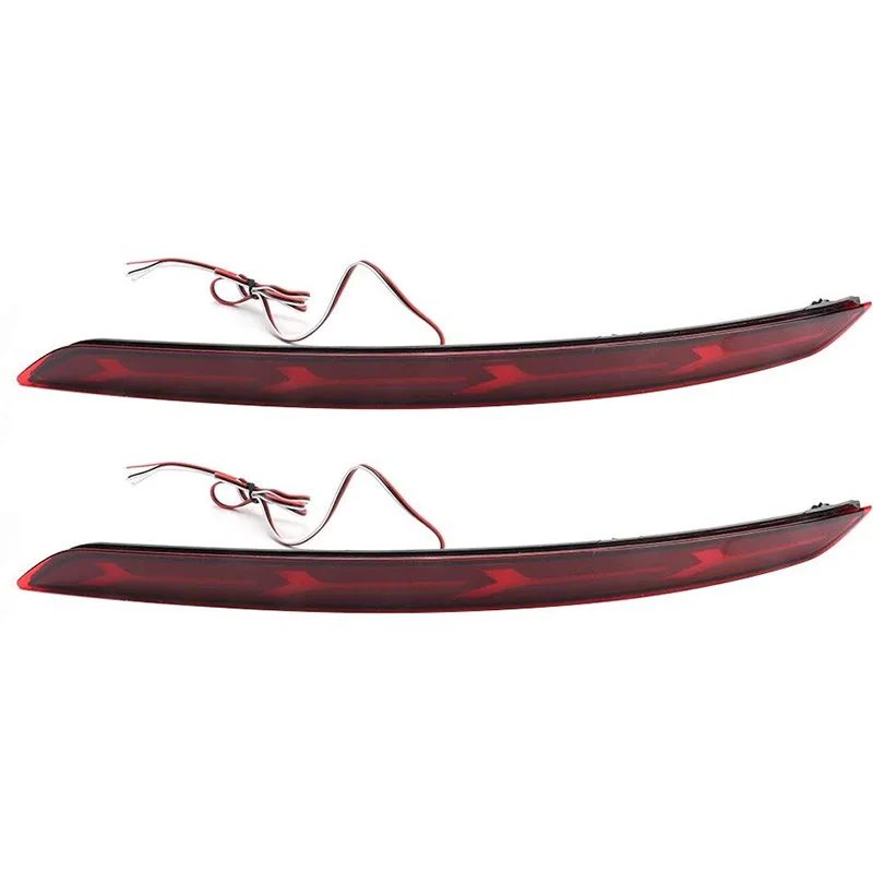 Car Flashing 2Pcs LED Rear Light Brake Lamp Taillight Back Fog Warning Reflector for Hyundai Elantra 2016 2017 |