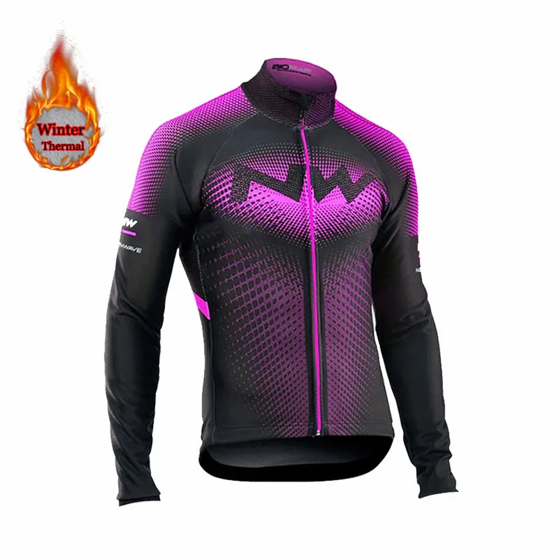 201 Northwave Pro зимняя велосипедная команда дышащая одежда для велоспорта Верхняя спортивная одежда с длинным рукавом MTB - Цвет: 13