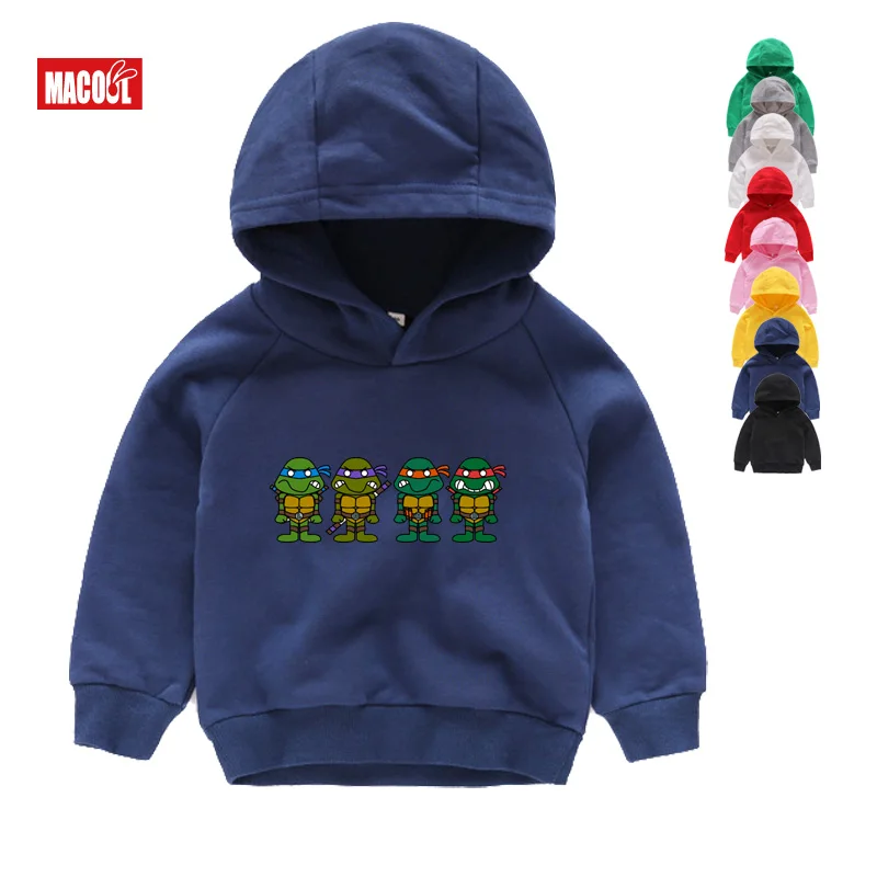 День рождения "сделай сам" для детей Повседневное HoodiesPrinted детские толстовки с капюшоном и свитера для маленьких модные синие толстовки с капюшоном и свитшоты От 2 до 8 лет - Цвет: Kids Hoodies