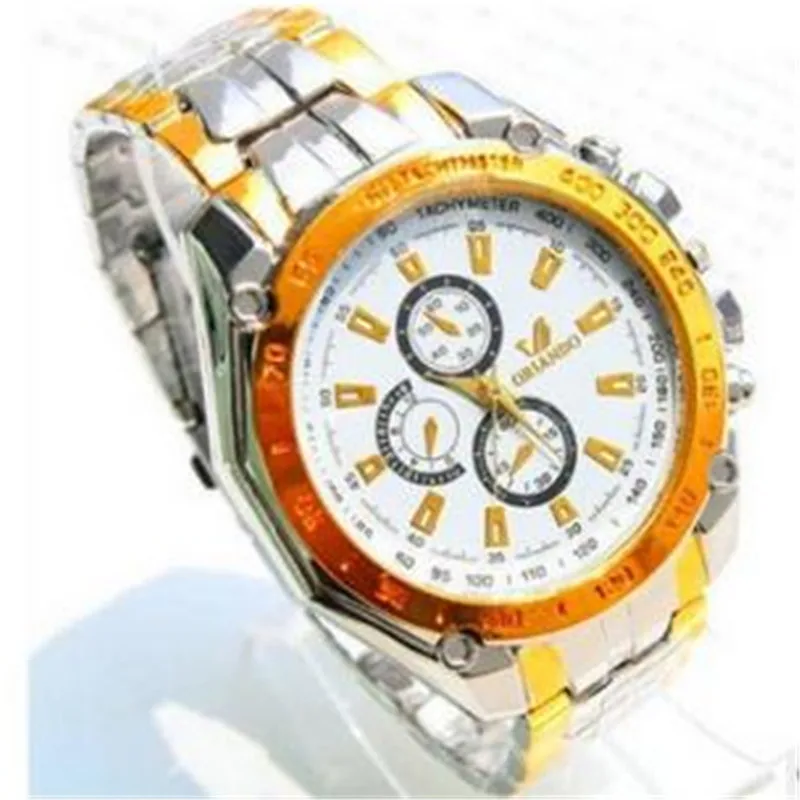 Orlando часы для мужчин часы бренд класса люкс бизнес золото посеребренное покрытие relogio masculino montre Спорт homme zegarki meskie