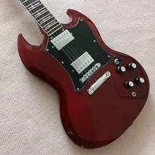 

Classic SG electric guitar, devil sharp angle, double missing angle, good timbre and feel, free delivery to home.