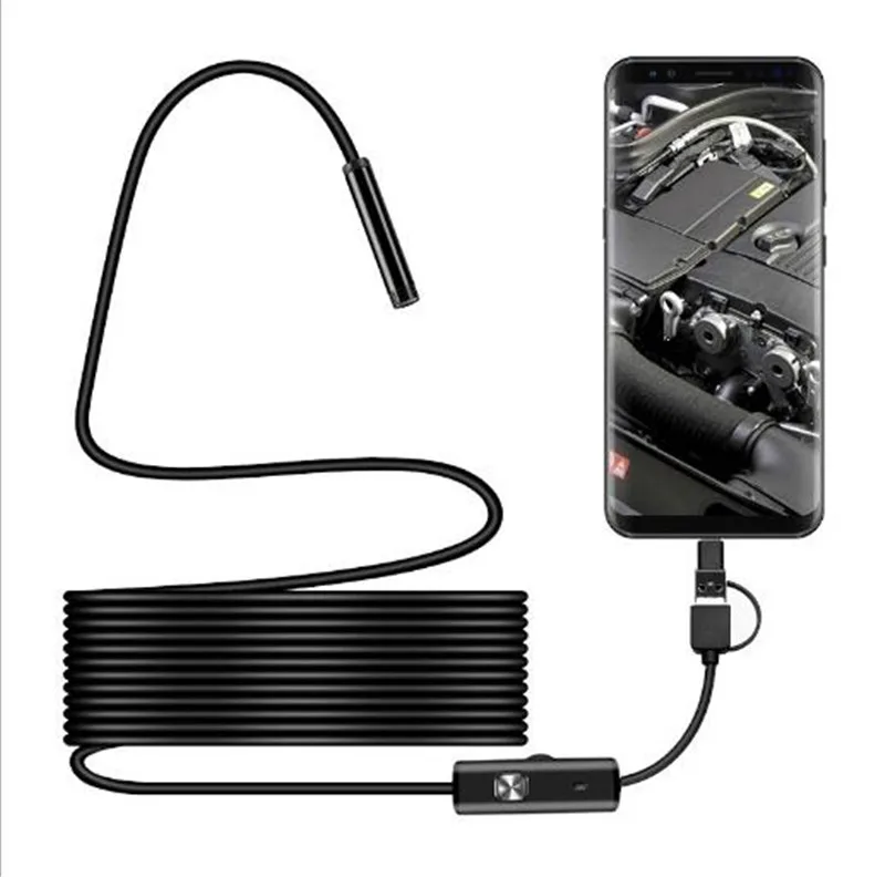 2в1 5,5 мм 5MP для Android OTG USB эндоскопа камера