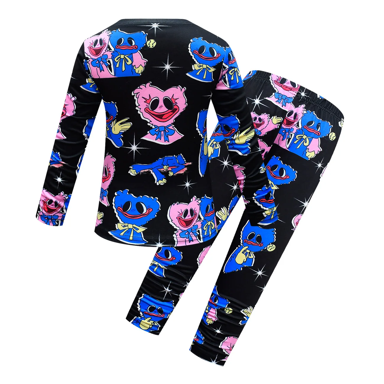 Kids Clothes game poppy playtime Pajamas for Boys Girls Long Sleeve Sleepwear Suit Baby Children Tops + Pants 2pcs Casual Outfit cotton pajamas for men