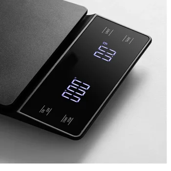 

3kg 0.1g Battery Powered LCD Display Household Portable Pour Over Drip Multifunction Coffee Scale With Timer Electronic Digital