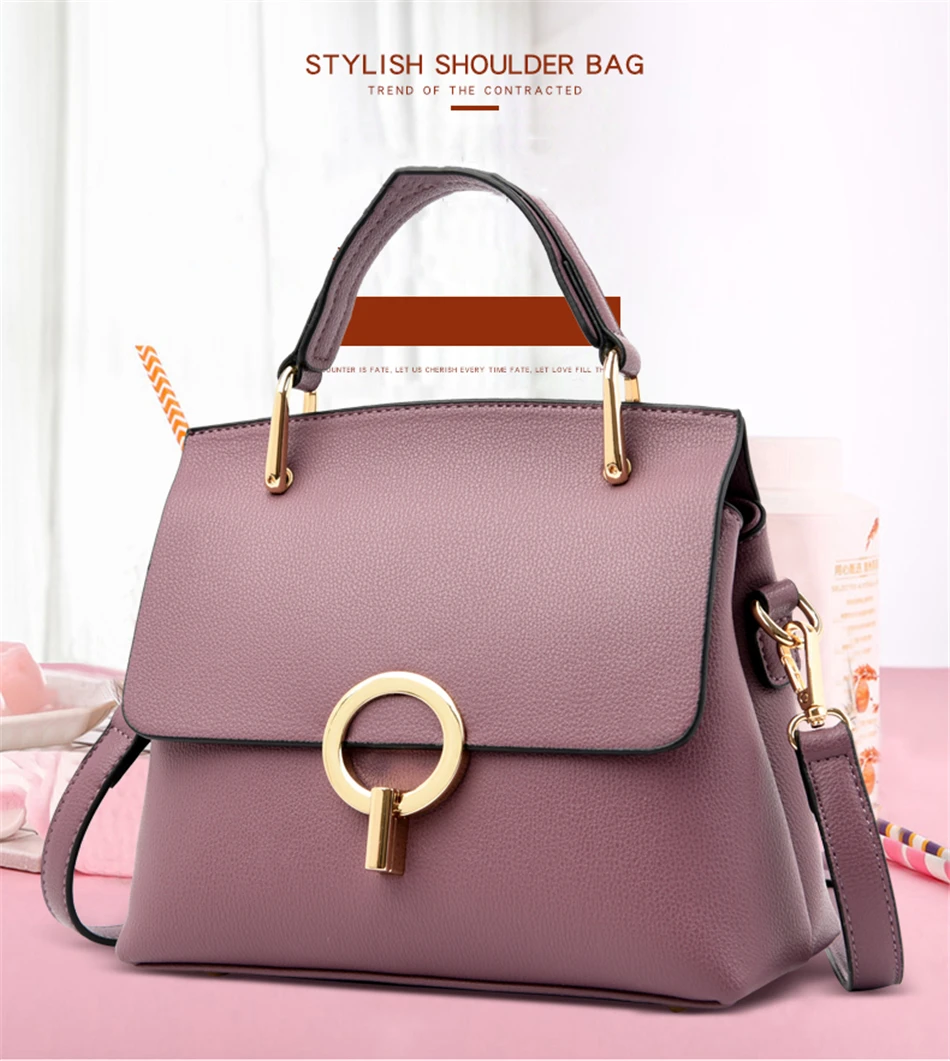 Модные женские кожаные ручные сумки высокого качества, роскошные женские сумки, дизайнерские сумки через плечо для женщин Bolsos De Mujer
