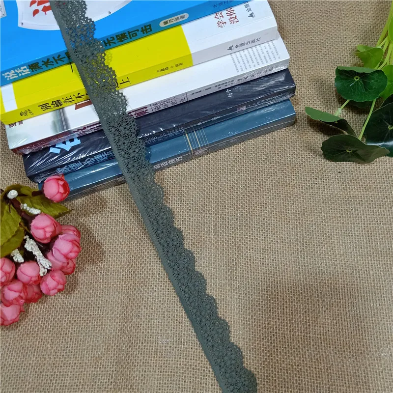 2.5CM S1094 High Quality White Elastic Colorful Lace Ribbon Trims Trim For DIY Crafts Material Gift Packing | Дом и сад