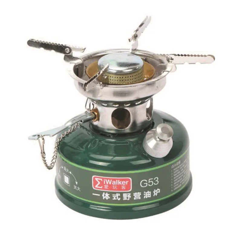 Camping Gasoline Stove Non Preheating No Noise Oil Furnace Picnic