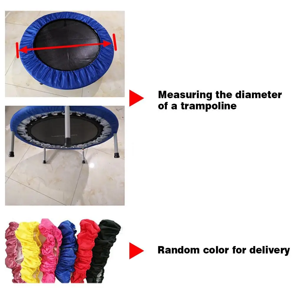 Housse De Protection Pour Ressorts De Trampoline – Couverture De Bord Oxford Noir