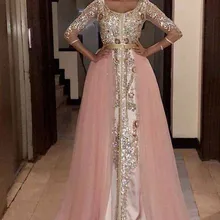 Винтажное мусульманское вечернее платье, шифон, длинный рукав, аппликация, шарф, исламский Дубай, кафтан, саудовская Арабская вечеринка, платье для выпускного вечера