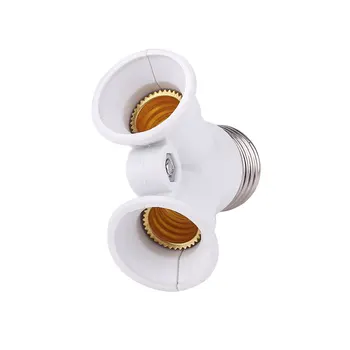 

Y Shape LED Light Socket E27 to 2E14 Bulb Adapter Lamps Holder Converter