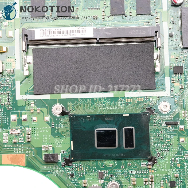 Most effective NOKOTION LV115SK MB 15277-1 448.08B01.0011 For Lenovo LV110-15ISK laptop motherboard SR2EU I3-6100U