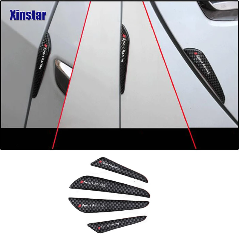 

4pcs Auto Car Door Guard Edge Corner Protector for Audi A3 A4 A5 A6 A7 A8 TT Q3 Q5 Q7 A1 B5 B6 B7 B8 B9 8P 8V 8L C6 C5 C7 4F
