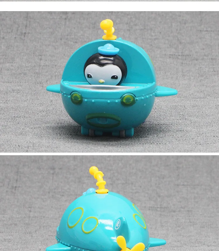 4 шт./компл. Octonauts Фигурки игрушки песо капитан Barnacles Kwazii Shellington Dashi Tweak Inkling дети лучший подарок