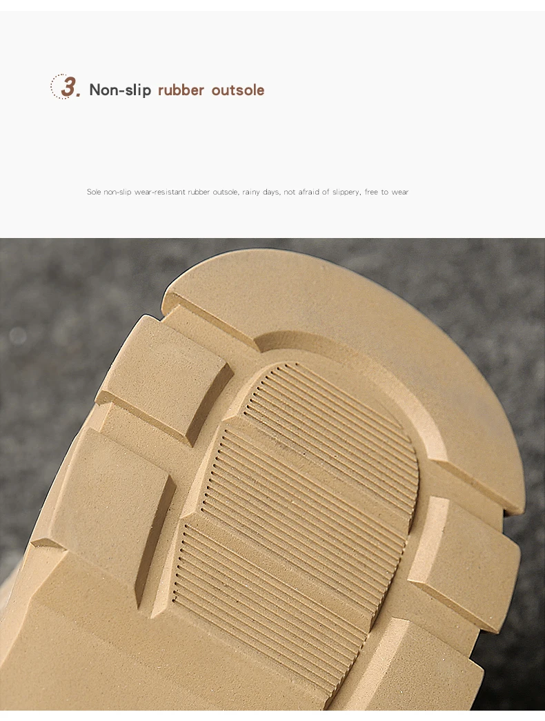 Warm Winter Men Boots Leather Ankle Boots Men Winter Work Shoes Male Lace Up Anti-slip Boots British Sneakers Motorcycle Boots