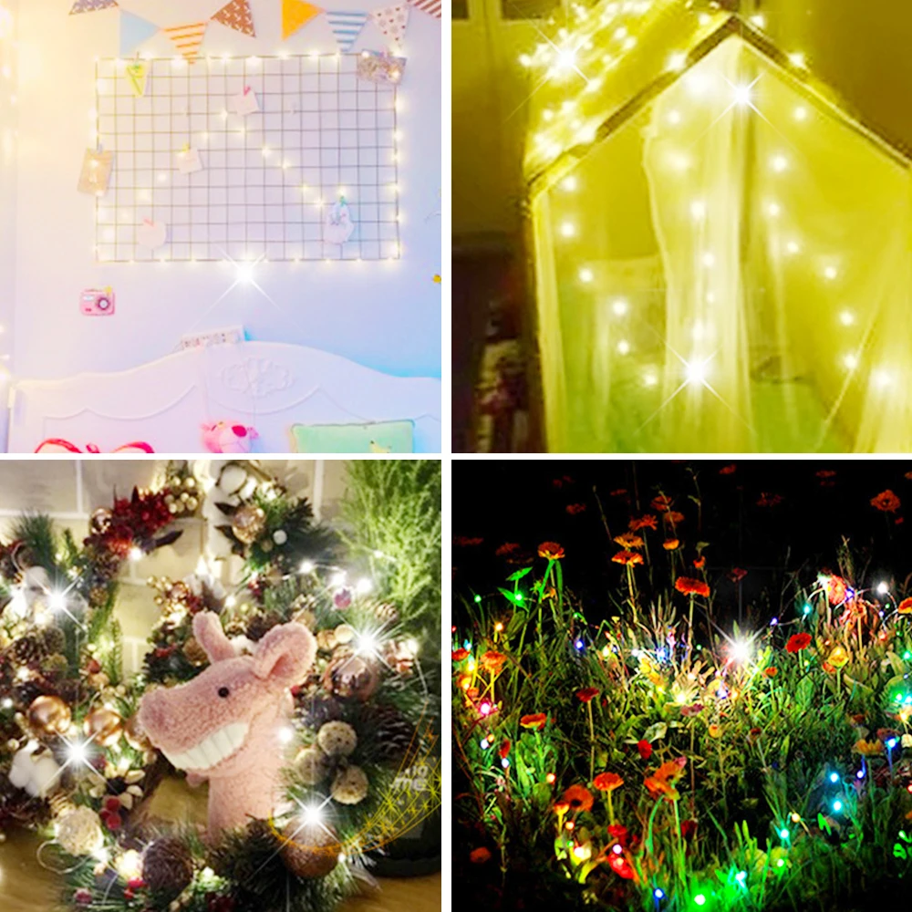 Guirlande lumineuse Led à pince Photo de 1.5m/3m/6m, guirlande d'extérieur  à piles avec Usb, avec pinces à linge, pour la décoration de la maison -  AliExpress