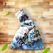 Женская сумка на запястье с напечатанным рисунком, Сумка с узлом, Портативная сумка для девушек, сумка-тоут, K-BEST