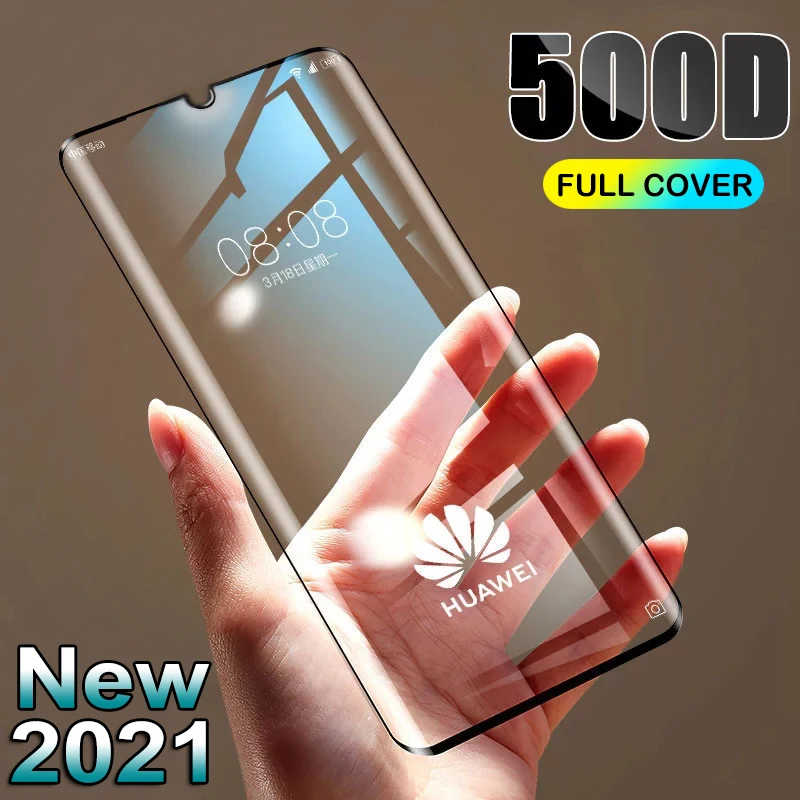 Защитное стекло 500D для Huawei P30 P20 P40 Lite Pro Plus Honor 10 20 30 | Мобильные телефоны и