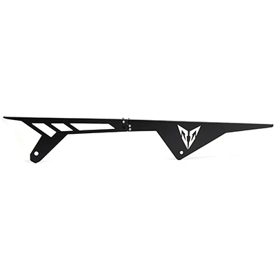 JAER ЧПУ Алюминиевый цепи защитная крышка протектор для Yamaha MT09 MT-09 FZ09 FZ-09 - Цвет: Черный