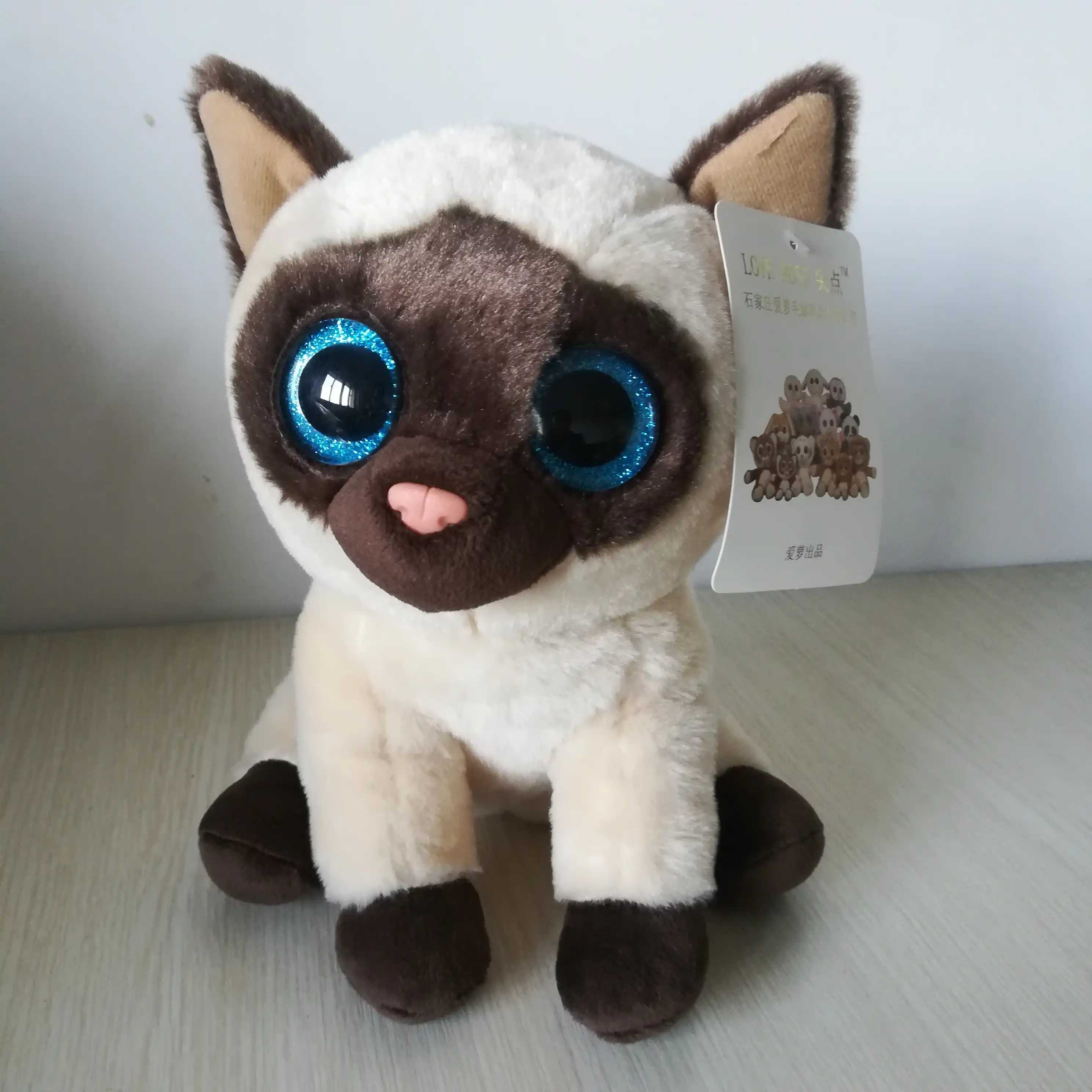 hohe qualitat waren schone cartoon katze thailand siamese plusch spielzeug uber 25cm weiche puppe kinder spielzeug weihnachten geschenk b1709 stuffed plush animals aliexpress
