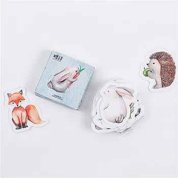 

2020 New Kawaii Forest Animals Washi Tape Decoration Scrapbooking Shine DIY Masking Tape For Scrapbooking Decoration