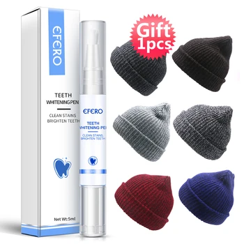

Portable Teeth Whitening Pen Dental Whitening Product Teeth Bleaching Gel Tooth Deep Cleaning Tool Get 1pcs Hat Gift