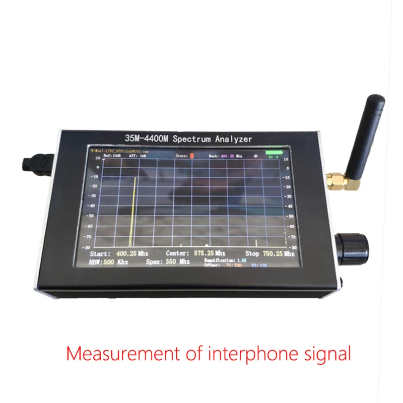 Lusya 4,3 дюймовый TFT lcd 35 M-4400 M развертки простой анализатор спектра генератор сигналов отслеживающий источник