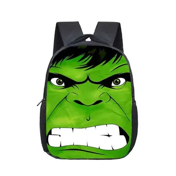 

13 Inch Superhero Hulk Thor Iron Man Kindergarten Backpack Kids School Bags For Boys Toddler Backpacks Children Bookbag