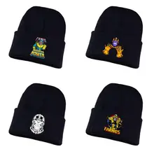 Аниме танос вязаная шапка для косплея унисекс принт Для Взрослых Повседневная хлопковая шапка для подростков зимняя вязаная шапочка