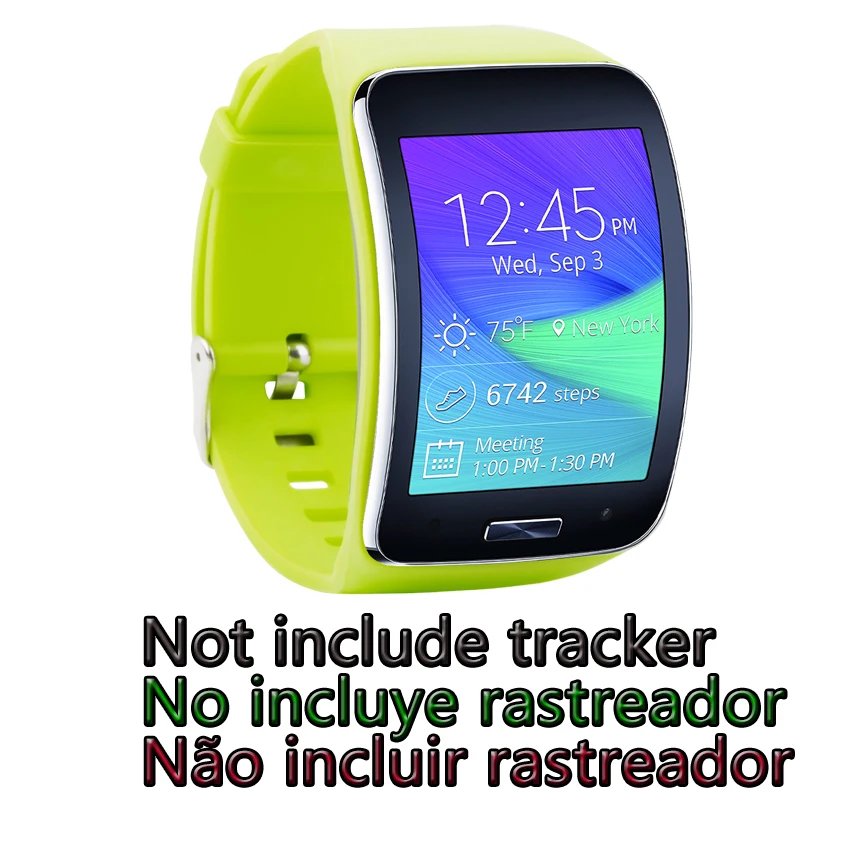 Gear S R750 сменный ремешок для часов samsung gear S Smart Watch SM-R750 разных цветов - Цвет: B