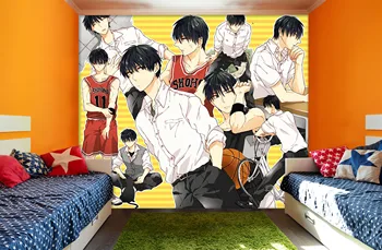 

[Self-Adhesive] 3D Slam Dunk 338 Japan Anime Wall Paper mural Wall Print Decal Wall Murals Belly