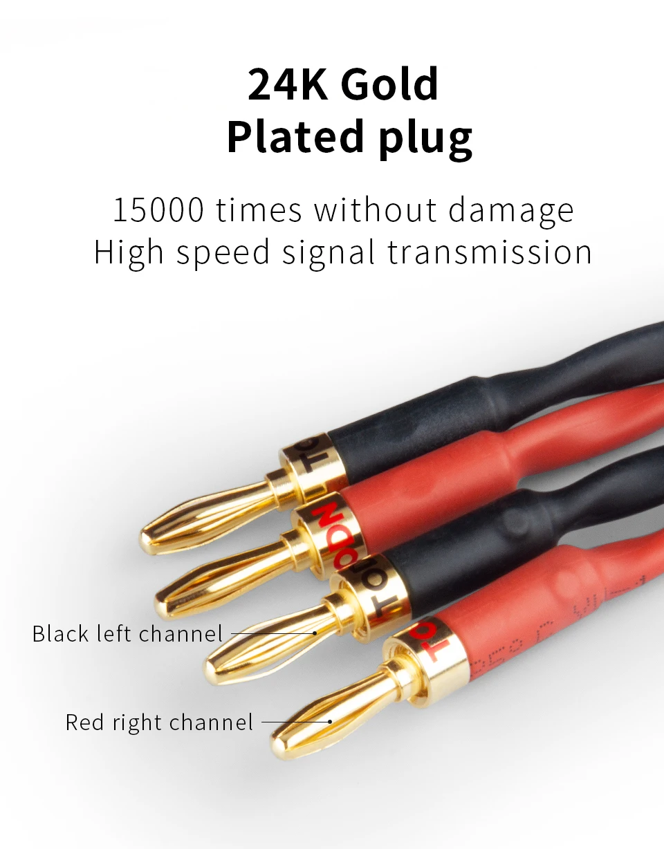 áudio amplificador estéreo high-end cabo de alta
