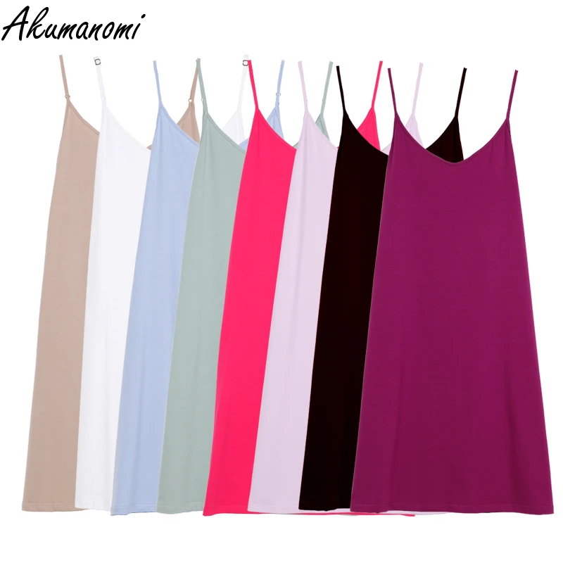 Хлопок Спагетти ремень летнее платье из джинсовой ткани мини размера плюс 6xl 7xl 8xl