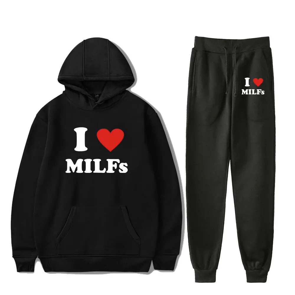 2 предмета Толстовка и штаны I Love MILFs | Женская одежда