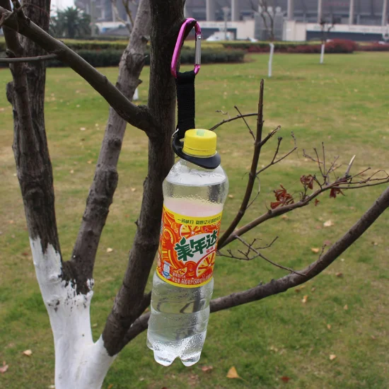 

The Third Generation Of Rubber Nylon Webbing Water Bottle Buckle Hook Water Bottle Holder Clip Outdoor Carabiner Climb Belt Back