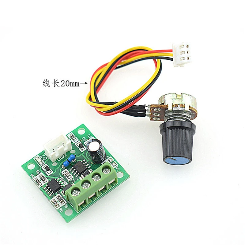 1803BW PWM DC Motor Speed Controller 2A 1.8V3V5V 12V ultra small LED Light Modulator Electronic Stepless speed Regulating Switch