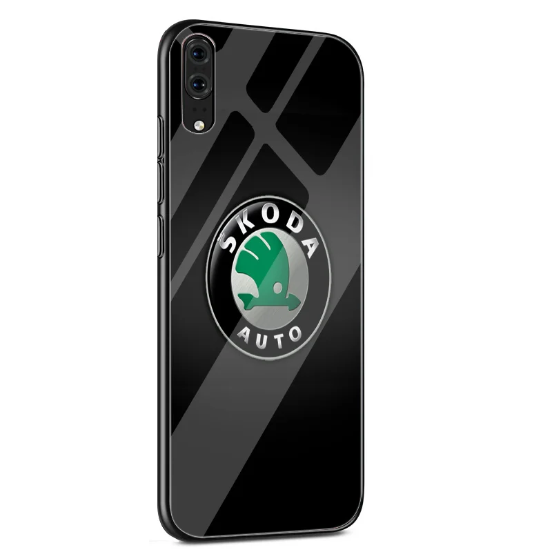 G2 Стекло чехол для телефона для Xiaomi mi 8 9 Lite Red mi Примечание 5 6 7 Pro A1 A2 6A 4X Pocophone F1 Skoda автомобильные брелки с логотипом в виде ракушки - Цвет: G2