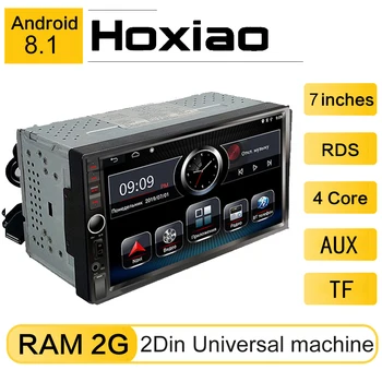 

Android 8.1 Car 7" 2Din Radio Player GPS Bluetooth Touch Screen For Nissan TOYOTA Honda VW Hyunda AUX RDS TF Multimedia Player