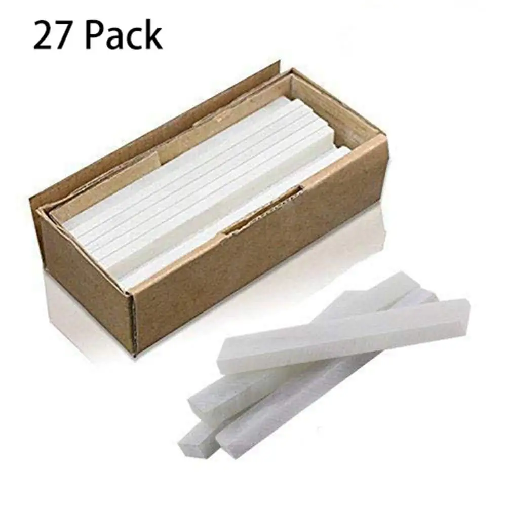 

27 Pack Flat White Soapstone Pens for Welders and Textile Marking Tools to Make Removable Markings on Steel Cast Iron