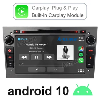 

A-Sure 7'' 2 Din CarPlay Android 10 Car Radio DSP GPS Stereo DVD Player Navigation For Opel Vauxhall Corsa Antara Astra Vectra