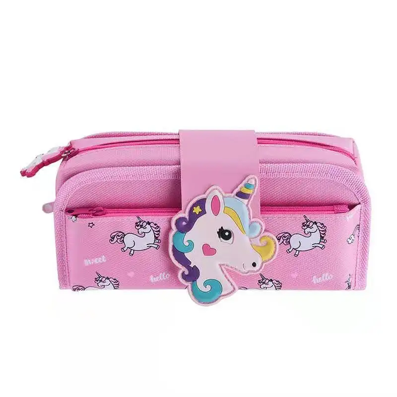 Милый мультяшный большой чехол карандаш съемный мужской и женский пенал с