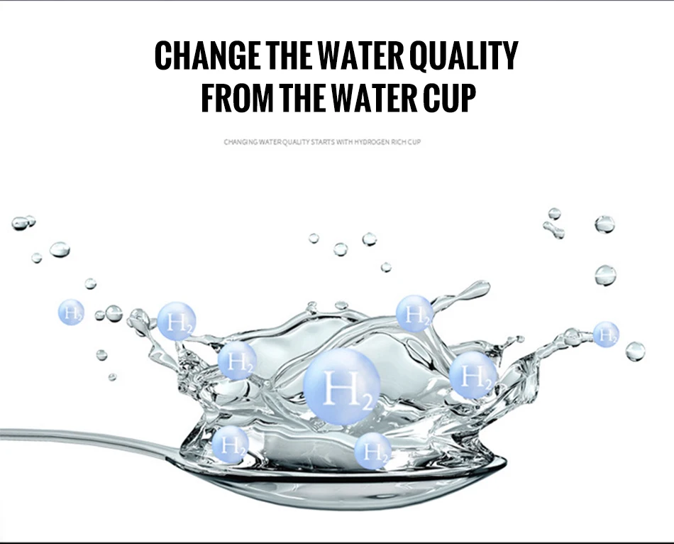 High Quality Hydrogen Water Generator Rechargeable Portable Water Ionizer Seperate H2 and O2 High Pure hydrogen PET Bottle