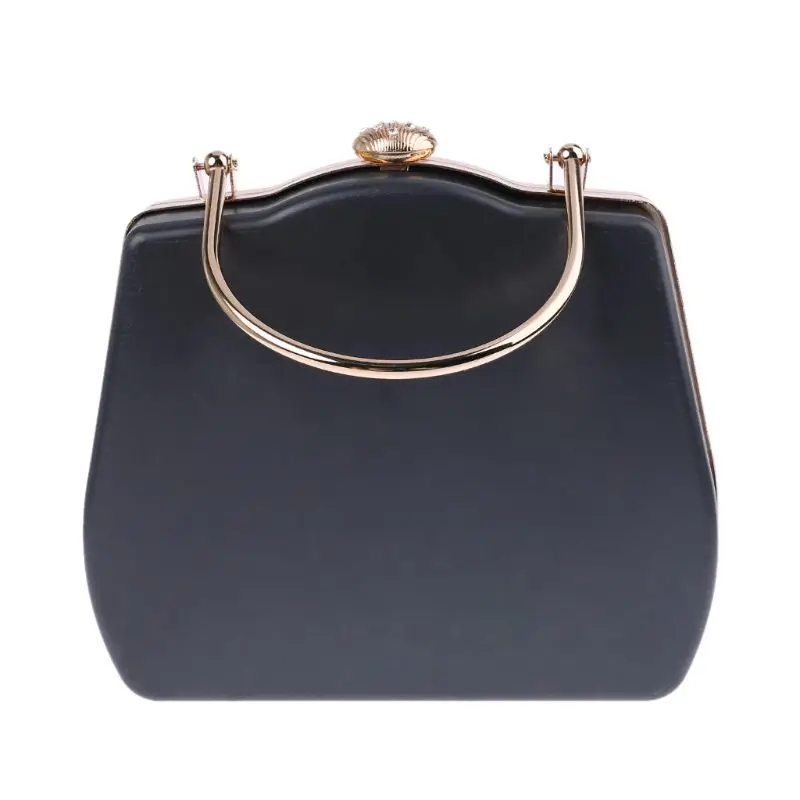 

18cm Metal Box Purse Frame Handles for DIY Handbags Evening Bag Party Clutch F42A