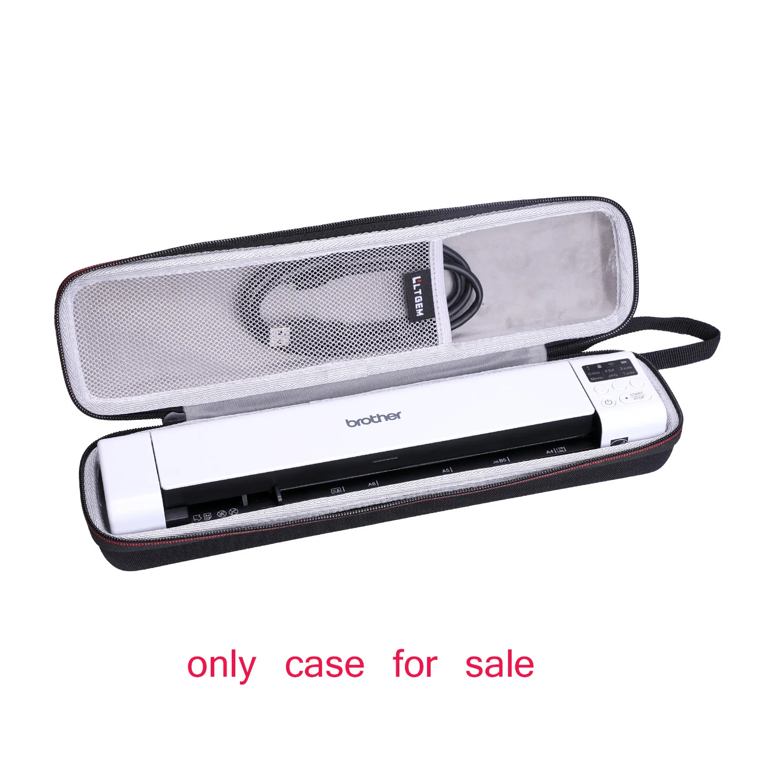 LTGEM Waterproof EVA Hard Case for Brother DS-940DN Compact Mobile Document Scanner 2