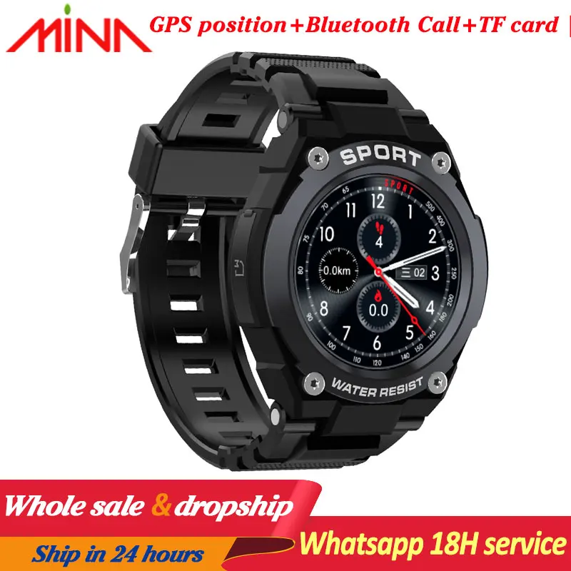 DT97 gps Смарт-часы для мужчин IP67 Bluetooth Вызов часы спортивный фитнес-браслет gps-трекер компасы воспроизведения музыки TF карты Smartwatch