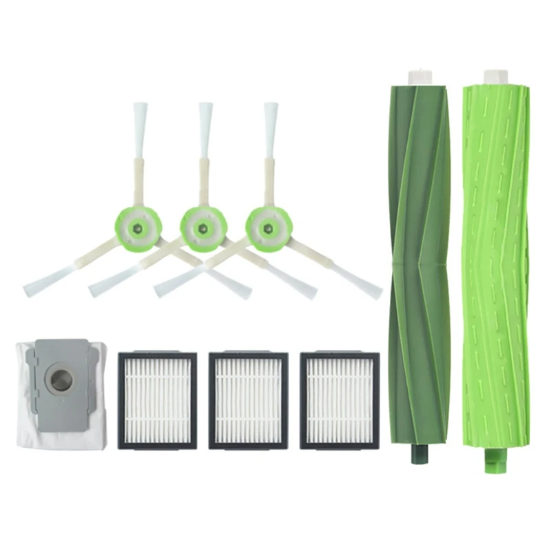 Vacuum Cleaner 1 Set Bristle Brush+3 Side Filters+1 Dust Bags For Irobot Roomba I7 I7+/I7 Plus E5 E6 E7 | Бытовая техника