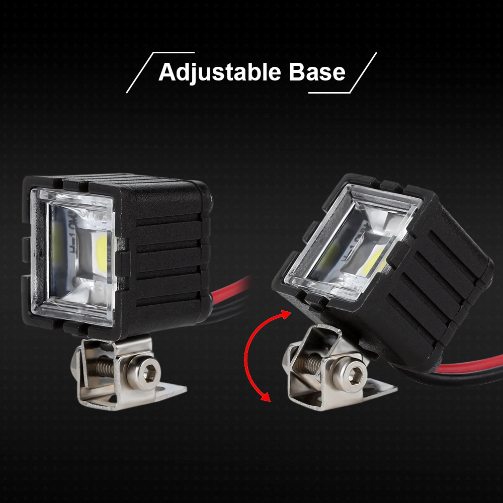 INJORA RC Car LED Lights Headlights Spotlight for 1/10 RC Crawler Axial Traxxas TRX4 TRX6 SCX10 90046 Wraith RR10 MST Redcat - Image 5