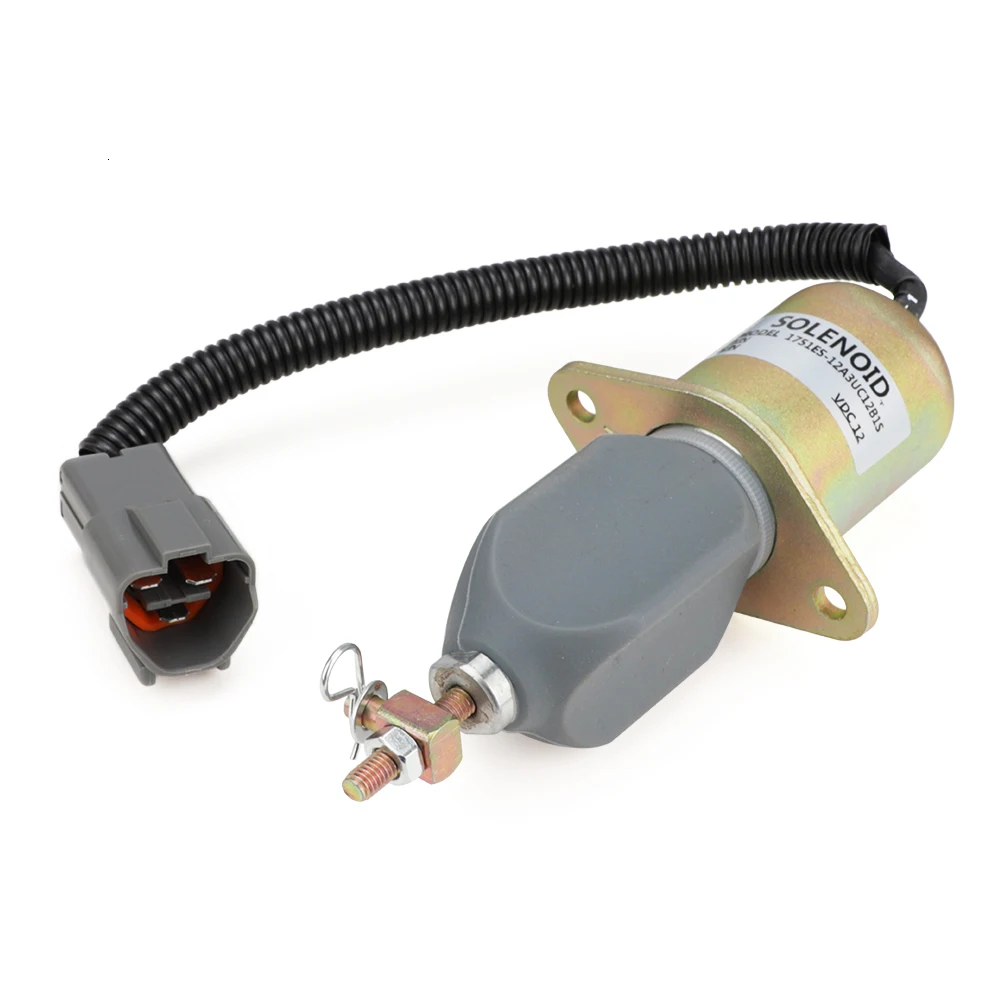 12V 1751ES-12A3UC12B1S Электромагнитная катушка выключения подачи топлива для hyundai экскаватор R60-5 Yanmar YC101632