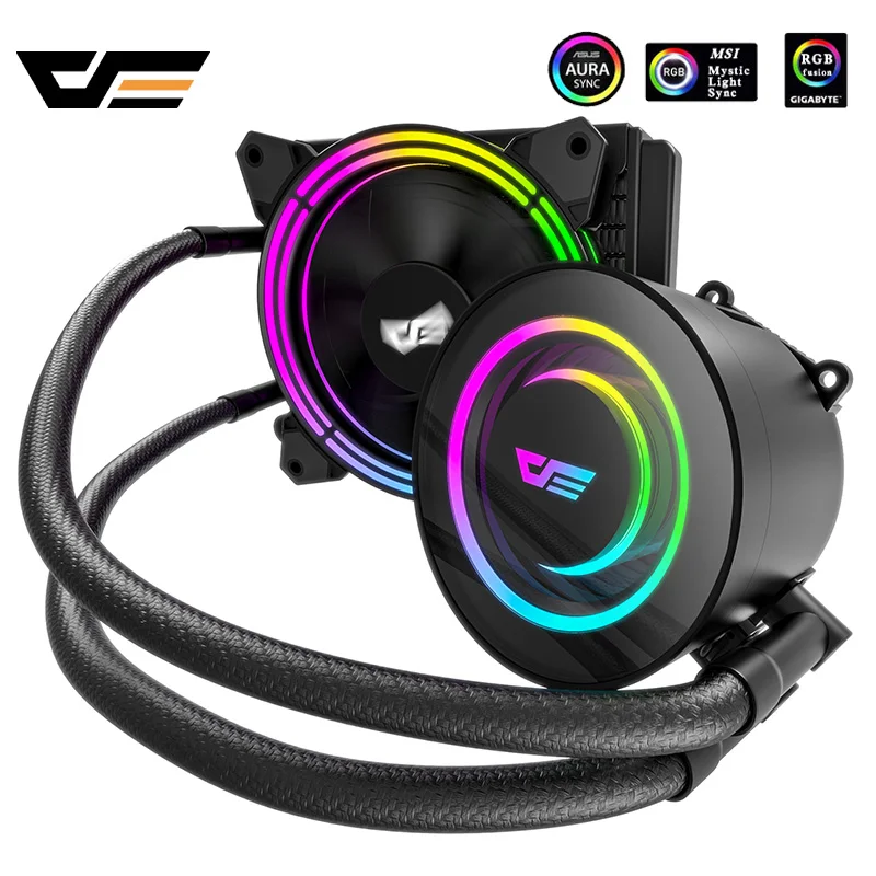 CPU Fan Cooler Water Cooling 120mm Rgb 12V Mirror Pump Aura Sync Mute Master LGA 2011/AM4/115X | Компьютеры и офис