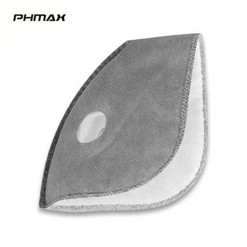 

PHMAX Cycling Face Mask Replacement Filters MTB Bike Protective Mask Filters PM2.5 Dustproof Actived Carbon Filters Protective